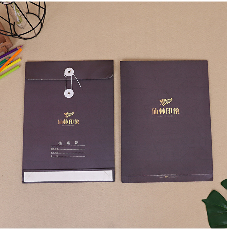 牛皮紙檔案袋定制指南 酒店房地產(chǎn)合同文件夾與加厚資料冊(cè)選購解析